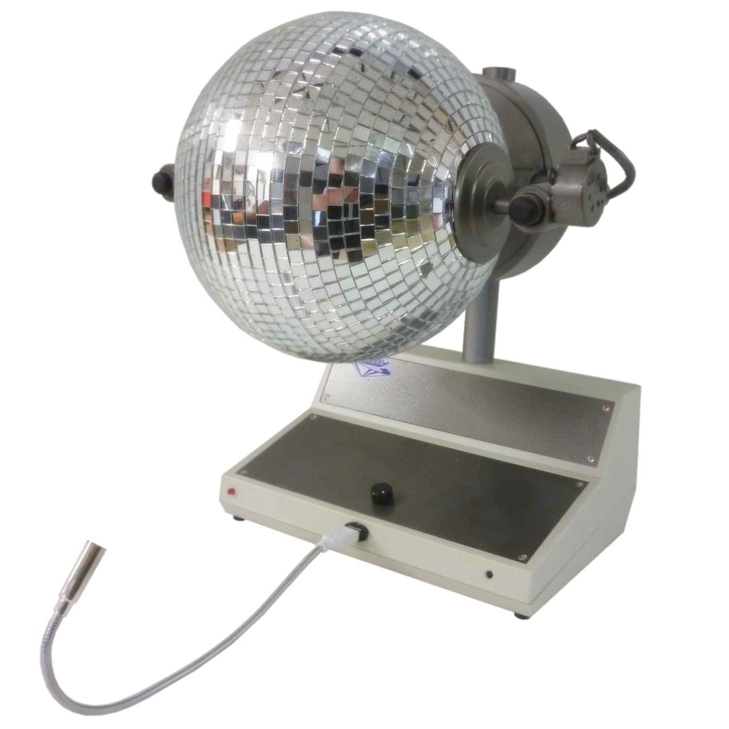 Boule à facettes de stimulation optocinétique utilisée contre la dépendance visuelle et le mal du débarquement