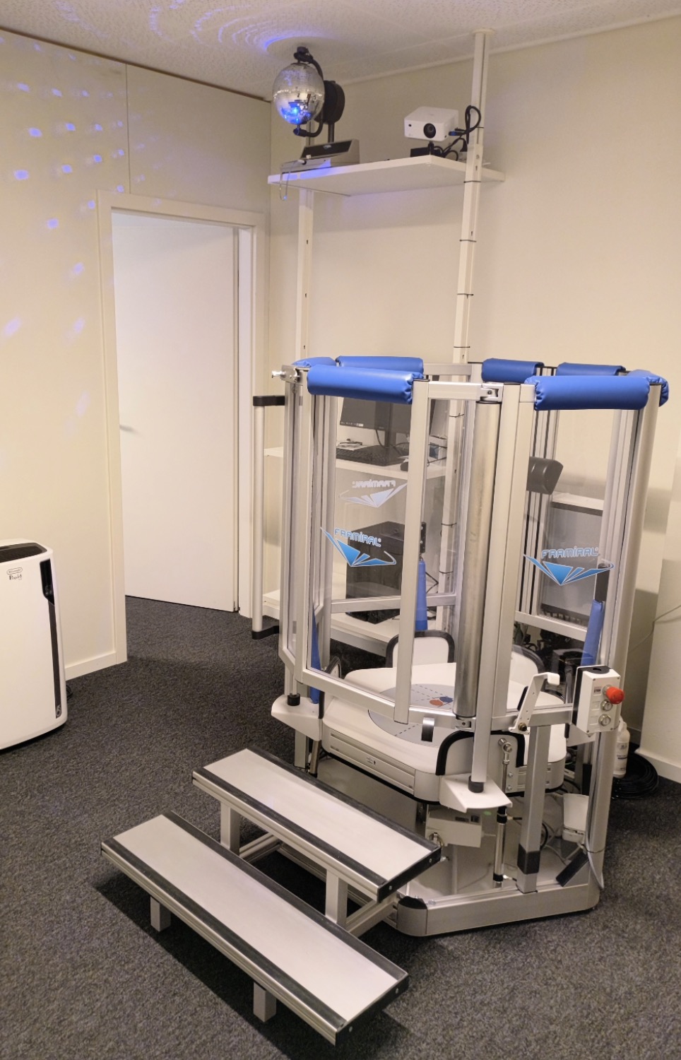 Plateforme de posturographie dynamique du cabinet de rééducation vestibulaire à Genève